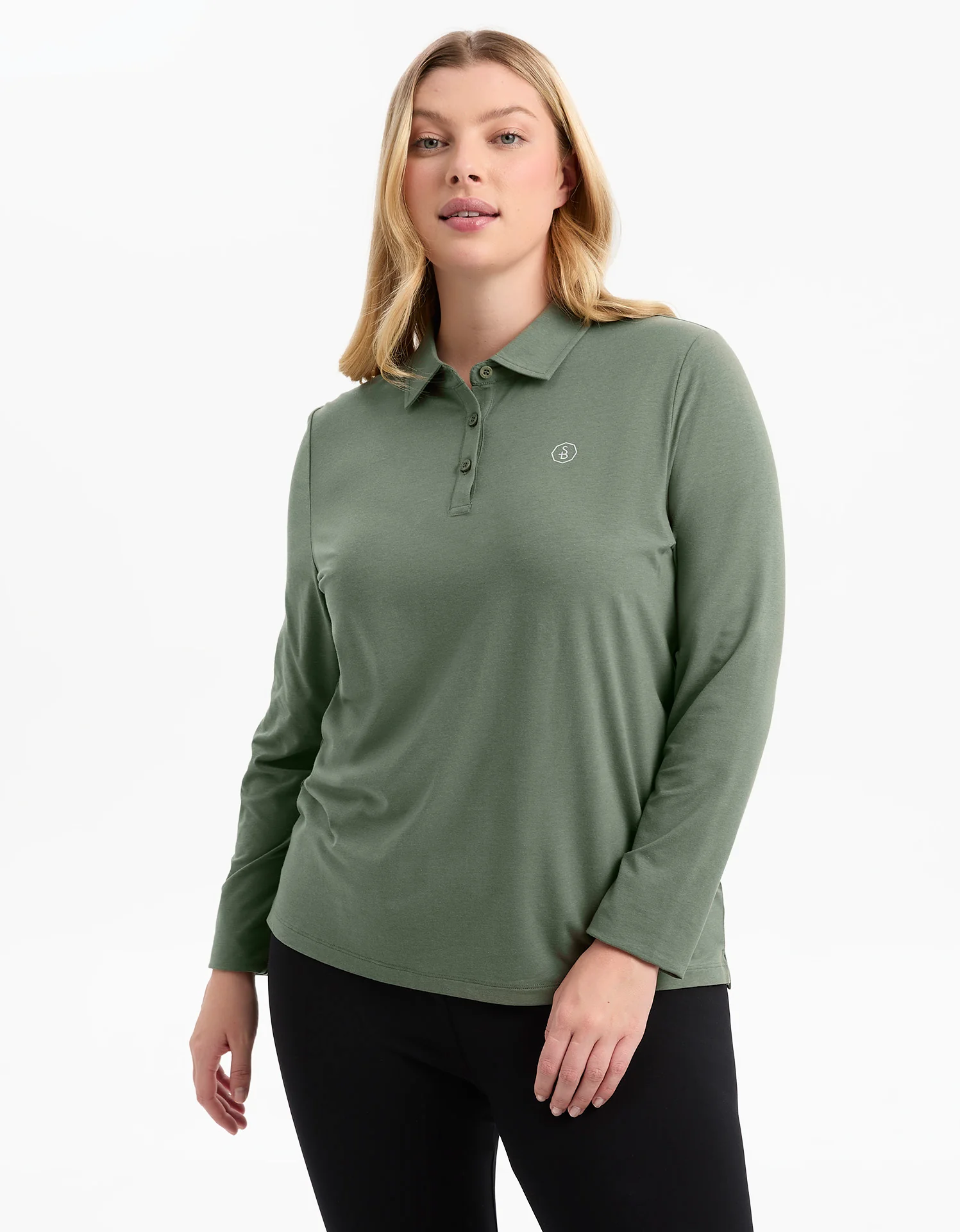 Long Sleeve Polo Shirt UPF 50+ - Image 18