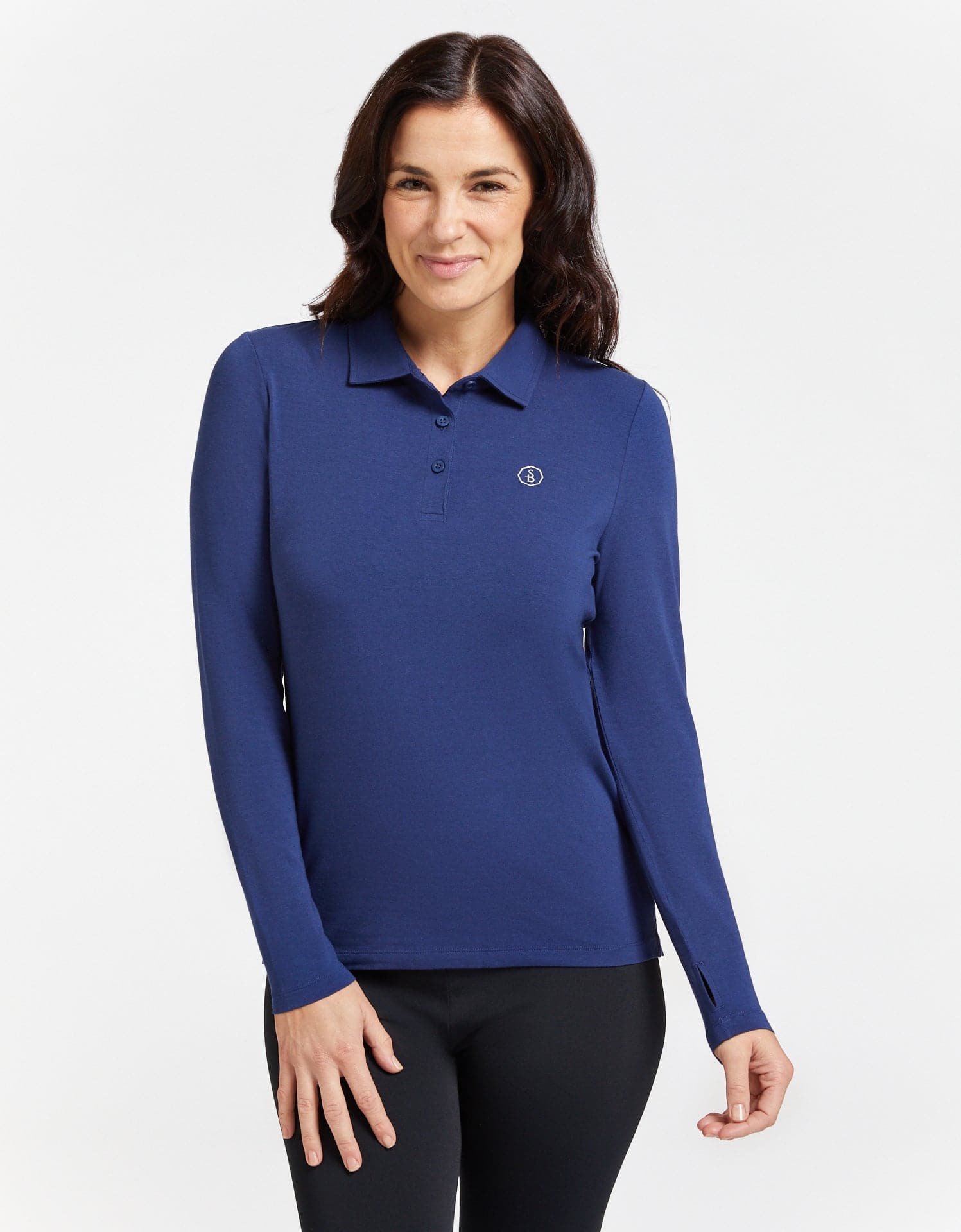 Long Sleeve Polo Shirt UPF 50+ - Image 19