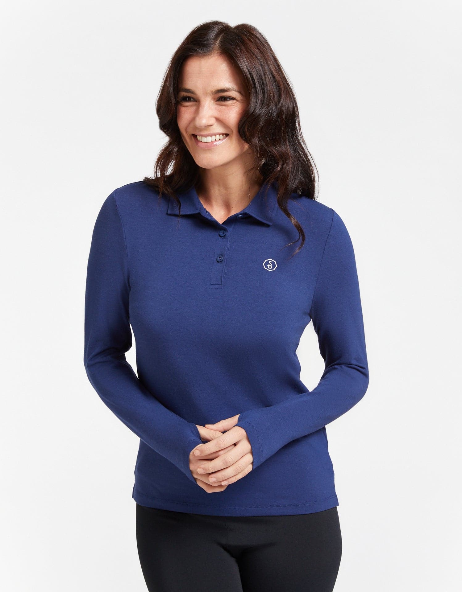 Long Sleeve Polo Shirt UPF 50+ - Image 20