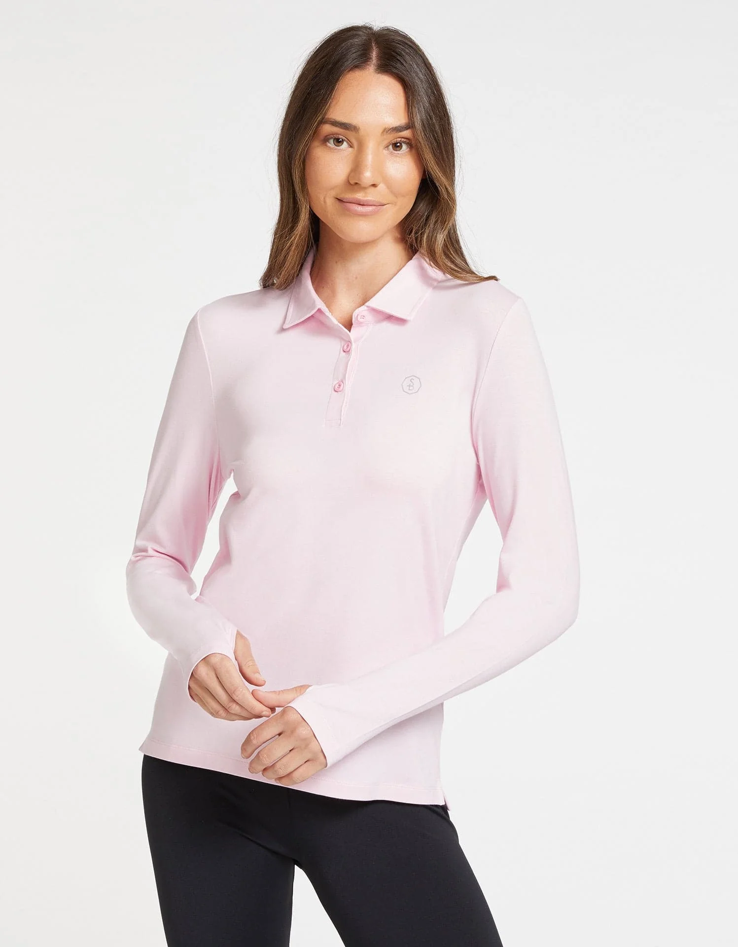 Long Sleeve Polo Shirt UPF 50+ - Image 29
