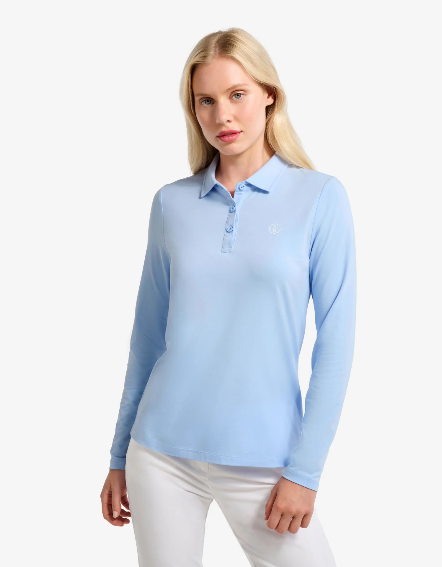 Long Sleeve Polo Shirt UPF 50+ - Image 34