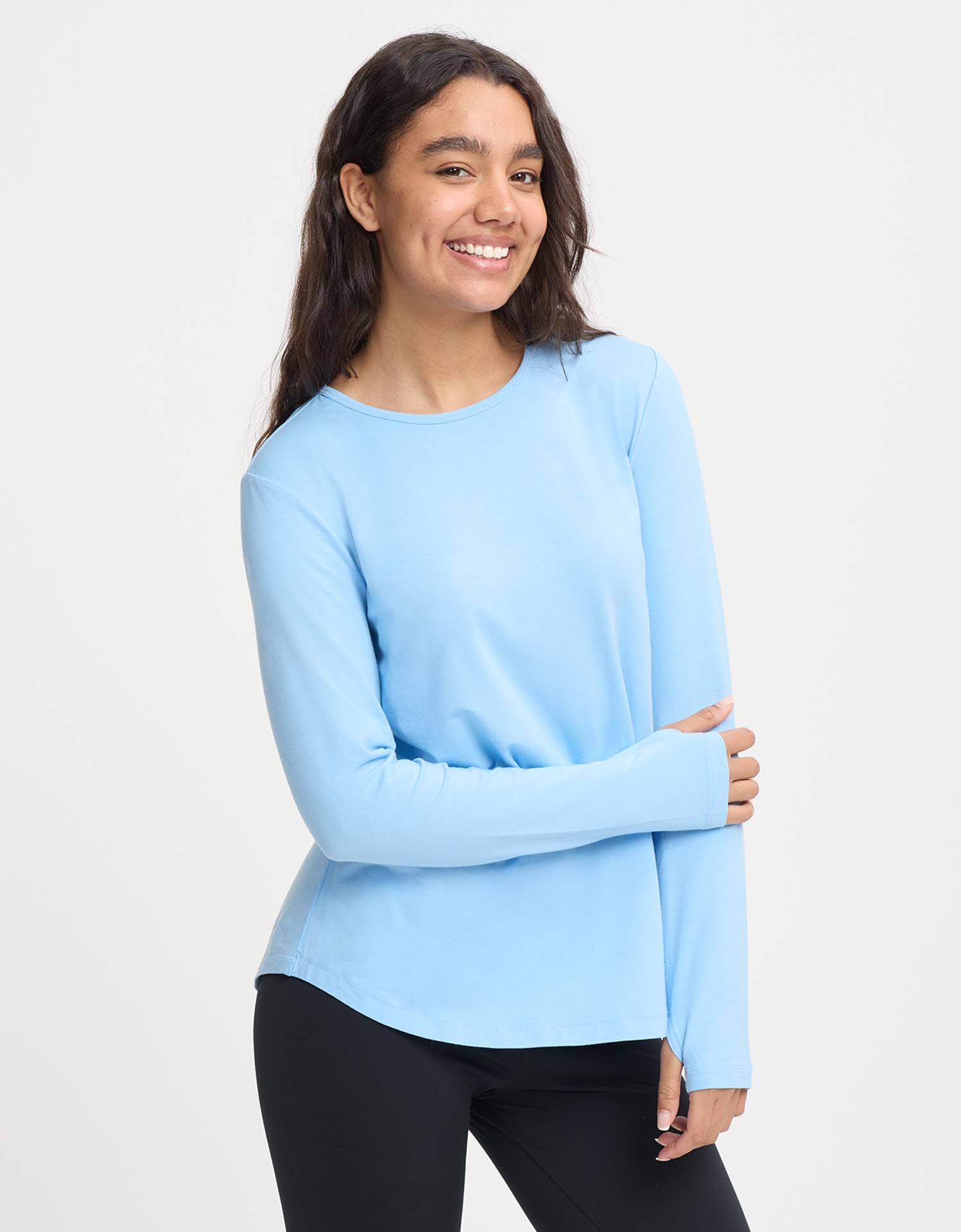 Loose Fit Long Sleeve Swing Top UPF 50+ - Image 25